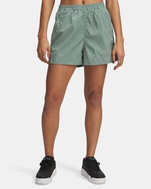 NWT Under Armour Unstoppable Utility Women's 3.75" Shorts in Silica Green sz 2XL